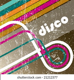 Enjoy disco. vector