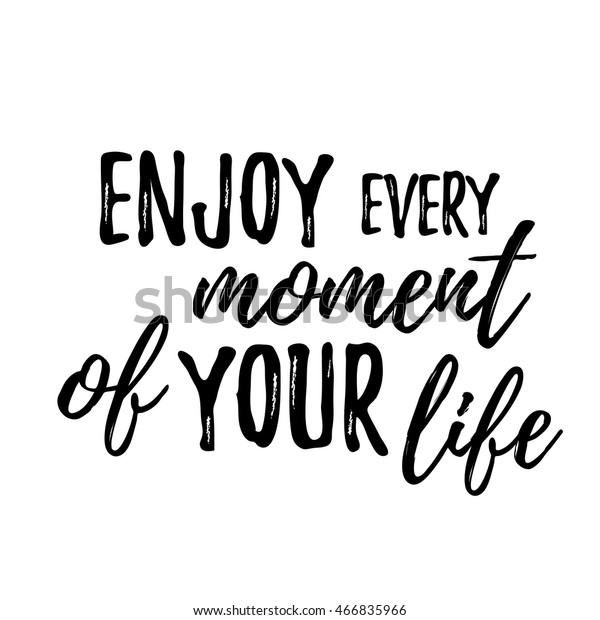 Enjoy every moment эскиз тату