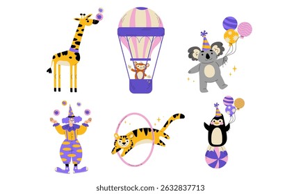 Enjoy the Fun and Colorful Circus Animals that are Perfect for Kids and Their Joyful Experiences