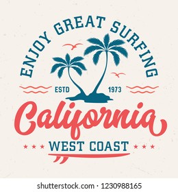 Enjoy Great Surfing - Tee Design For Printing