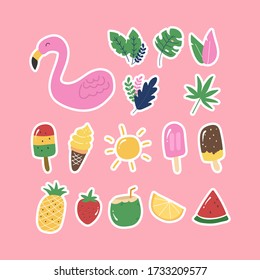 Enjoy great vibe summer cute badges