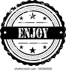 Enjoy / Grunge Badge