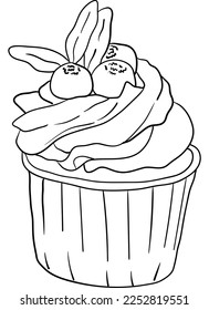 Enjoy hours of fun and relaxation with this delightful cupcake coloring book! Featuring intricate outlines of cupcakes decorated with swirls, and more, this book is perfect for both kids and adults.