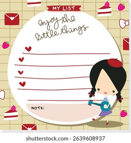 enjoy the little things vector 