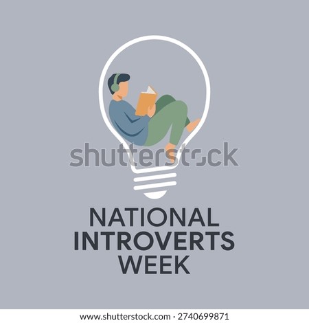 Enjoy peace and quiet during this special week dedicated to the power of introverts finding comfort in books and solitude