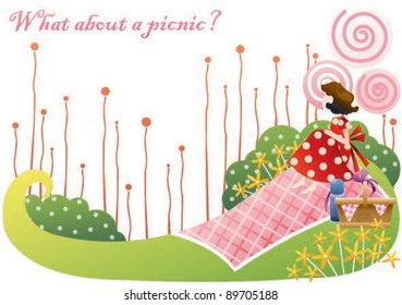 Enjoy Picnic and Happy Days
