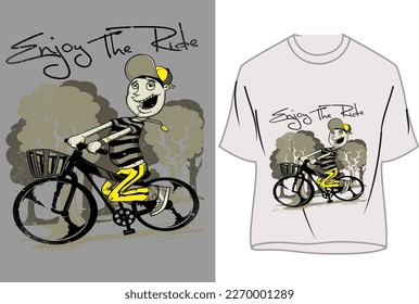 enjoy the ride t shirt design  baby t shirt