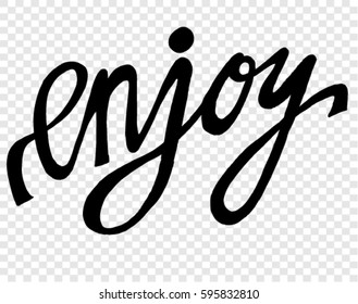 Enjoy Sketch Stock Vector (Royalty Free) 595832810 | Shutterstock