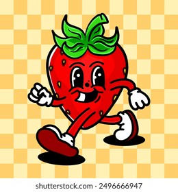 Enjoy Strawberries 2 Y2K Clothing Logo Patch Apparel Fashion Vector Design K43, Commercial Use