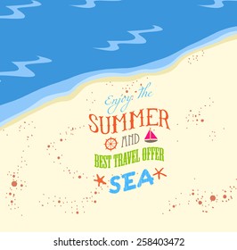 enjoy the summer on the beach