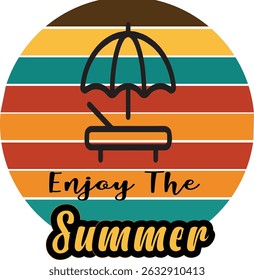 Enjoy the summer retro beach vibes 
