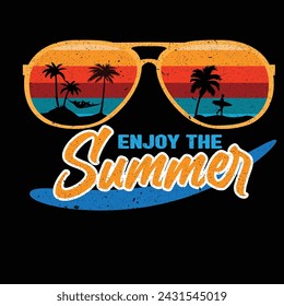 Enjoy the Summer t shirt design  svg