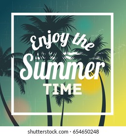 Enjoy the Summer time wallpaper, fun, party, background, vector, sky, picture, art, image, design, travel, poster, event