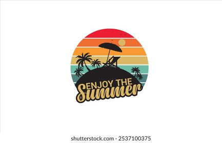 Enjoy The Summer T-Shirt Design