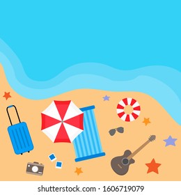 Enjoy summer vacation with exciting trips and fun illustration designs