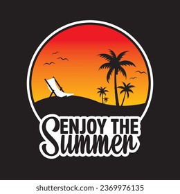 Enjoy the summer vacation t-shirt