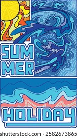 enjoy summer vibe on holiday