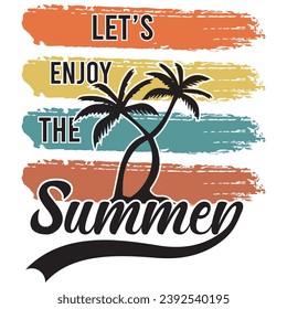 let’s enjoy the summer .with patches for t-shirts and other uses