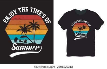 Enjoy The Time's of Summers rector t-shirt design.