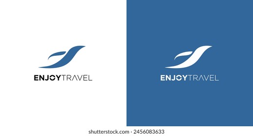 The enjoy travel logo design is unique and modern