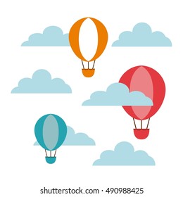 enjoy vacations with travel icon vector illustration design
