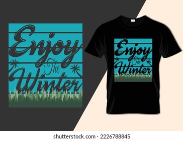Disfrute del diseño de camisetas de invierno