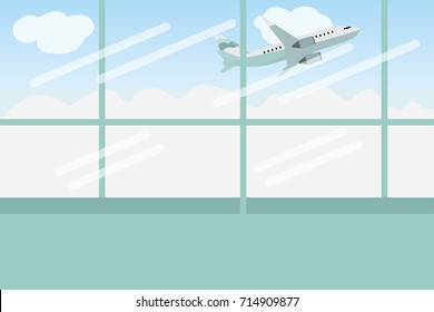 enjoy your holiday travel trip around the world at airport- vector illustration