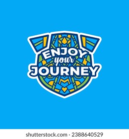 Enjoy your journey typography Vector Design