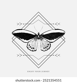 Enjoy your jurney slogan graphic vector print lettering for t shirt print design