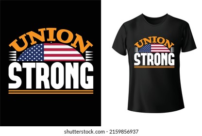 Enjoy your labor day thank a worker union t-shirt design. Labor Day t-shirt design vector. For t-shirt print and other uses