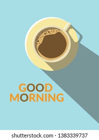 Enjoy your morning time with a cup of coffee