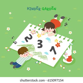 Enjoyable class illustration