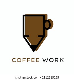 Enjoying coffee while working leisurely