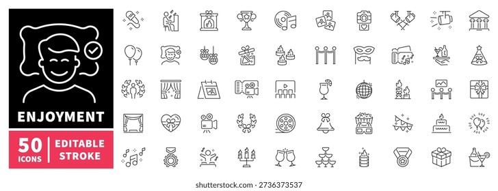 Die bearbeitbaren Liniensymbole sind gesetzt. Spaß-, Freizeit-Symbole