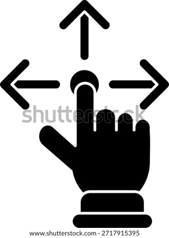 Enlarge Line vector Icon Design