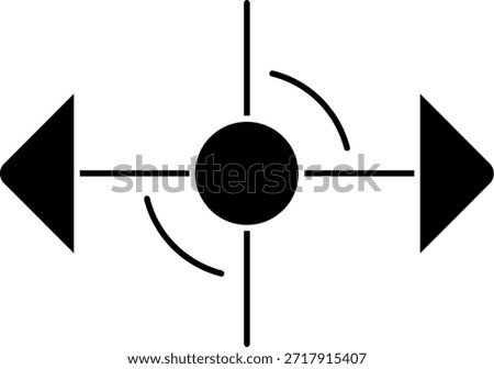 Enlarge Line vector Icon Design