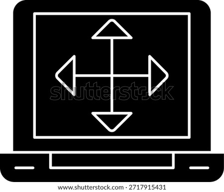 Enlarge Line vector Icon Design