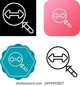 Enlarge Unique Vector Icon Illustration