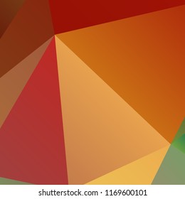 Enlarged bold polygon background with bright warm color palette. For layouts of existing artwork or can be resized to fit a document for cover pages with room to include text along edges.