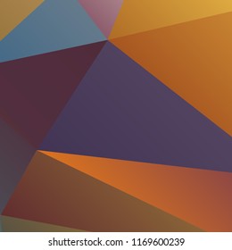 An enlarged view of polygon shapes in contrasting bright and dark colors for layouts of existing artwork or can be resized to fit a document for cover pages with room to include text along edges.
