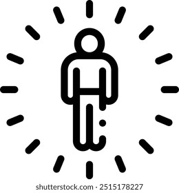 enlightenment icon. Thin Linear Style Design Isolated On White Background