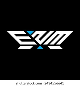 Diseño de vector de logotipo de letra ENM, logotipo simple y moderno ENM. Diseño de alfabeto de lujo ENM  