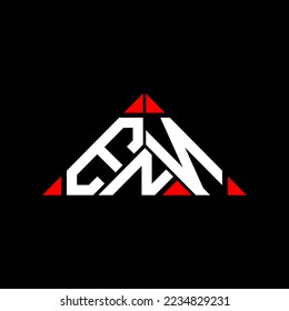 ENN letter logo creative design with vector graphic, ENN simple and modern logo in round triangle shape.