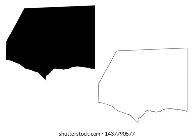 Ennedi-Est Region (Regions of Chad, Republic of Chad) map vector illustration, scribble sketch Ennedi Est map