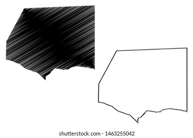 Ennedi-Est Region (Regions of Chad, Republic of Chad) map vector illustration, scribble sketch Ennedi Est map