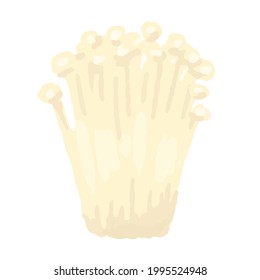Enoki hand-drawn style illustration, autumn image