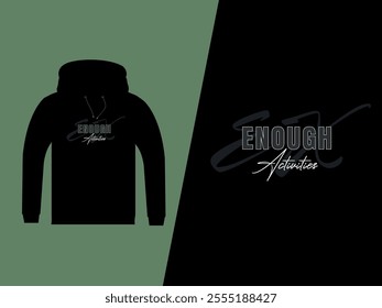 Enough Activities Abstract T-Shirt Print Design 