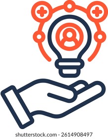 Enrichment Icon Color Line Vector Illustration