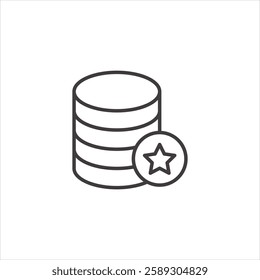 enrichment icon isolated stroke in black color