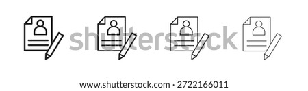 Enrollment icon outline trend modern simple versions